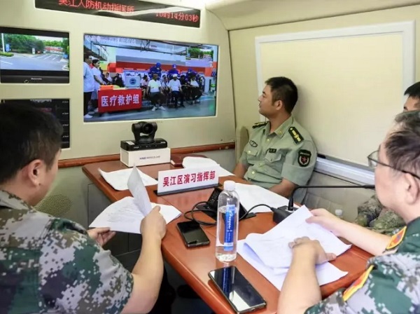 各縣級市（區(qū)）國動辦開展“9·18”防空警報試鳴暨演練活動